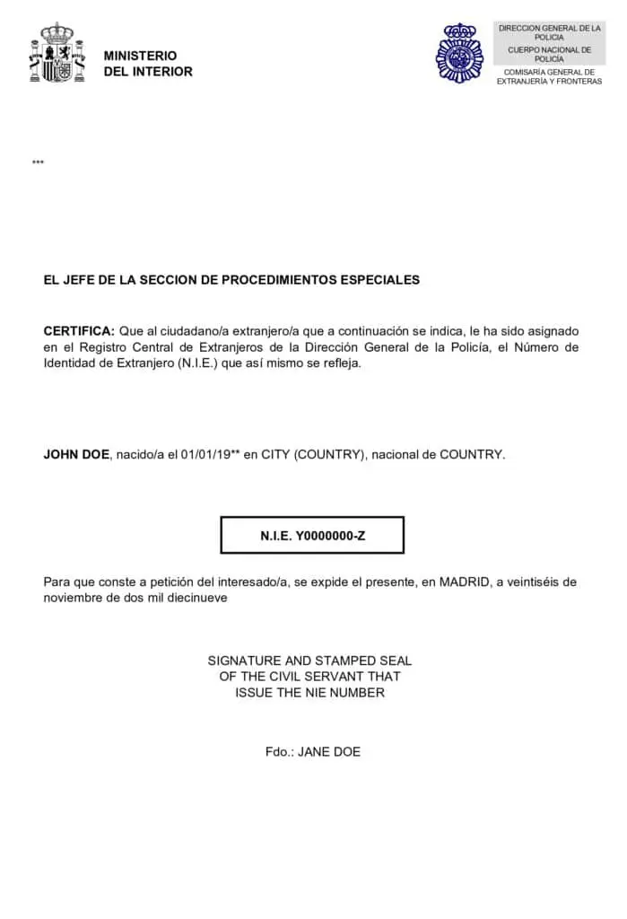 How to get your NIE number for buying property in Spain